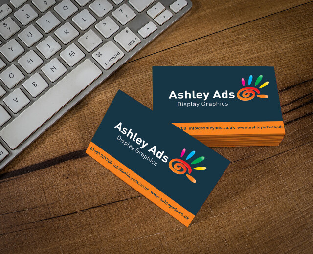 Ashley Ads print feature image business cards